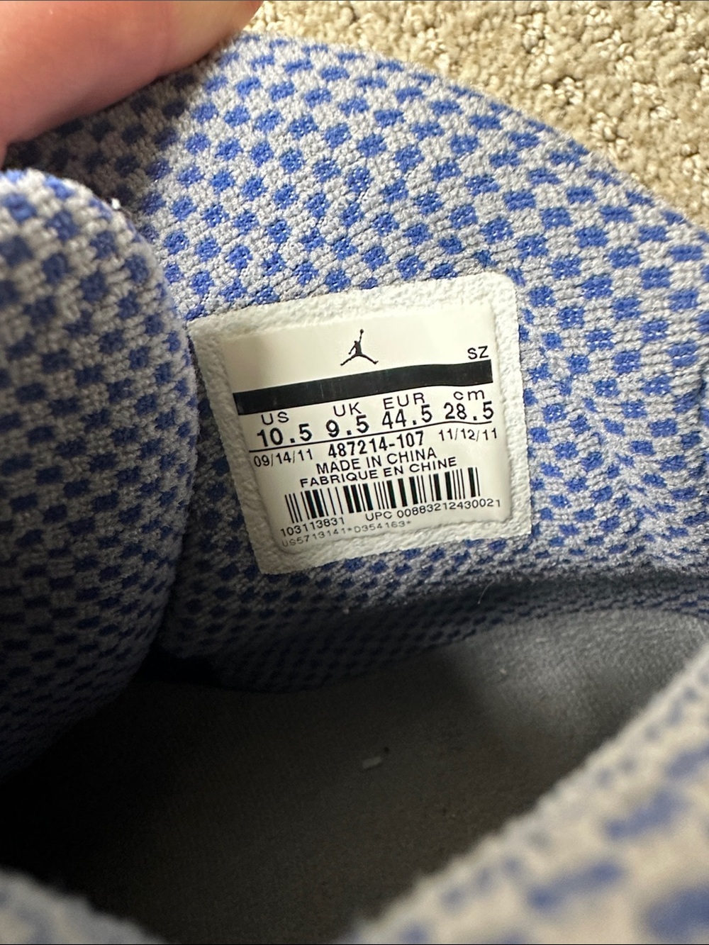 Air Jordan 10s Old Royal - Picture 2 of 4